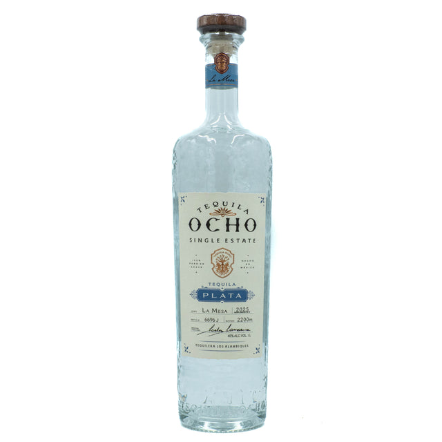 Tequila Ocho Plata Tequila 1L